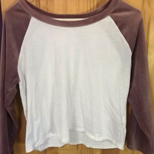 Garage Cropped Baseball Tee